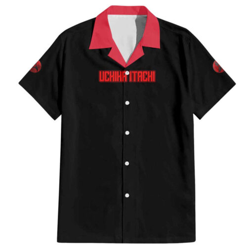 Chemise hawaïenne Uchiha Itachi Naruto Style Japonais – Image 2