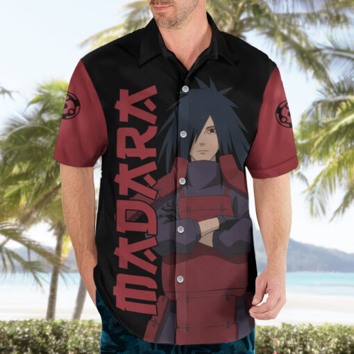 Chemise hawaïenne Uchiha Madara Sharingan Naruto – Image 3