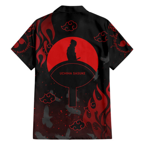 Chemise hawaïenne Uchiha Sasuke Naruto – Image 2