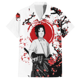 Chemise hawaïenne Uchiha Sasuke Style Japonais