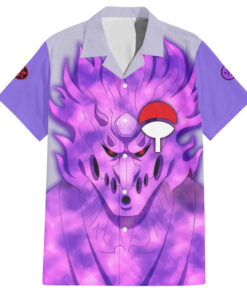 Chemise hawaïenne Uchiha Sasuke Naruto Shippuden