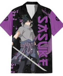 Chemise hawaïenne Uchiha Sasuke Sharingan Naruto