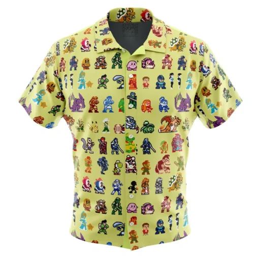 Chemise hawaïenne Effectif ultime Super Smash Bros
