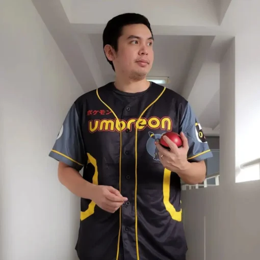 Maillot de baseball Noctali Évolution d'Évoli Pokémon – Image 2