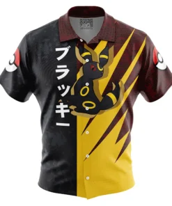 Chemise hawaïenne Attaque Noctali Pokémon