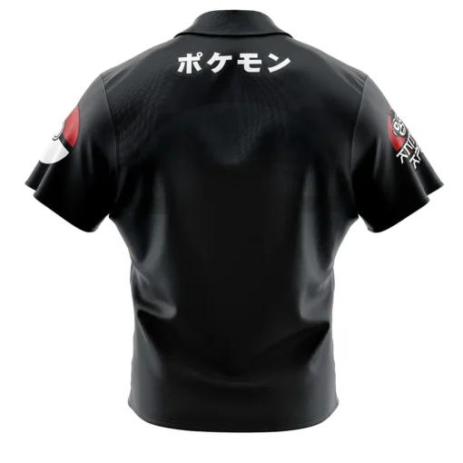 Chemise hawaïenne Visage Noctali Pokémon – Image 2