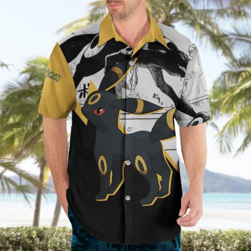 Chemise hawaïenne Umbreon Mix Manga – Image 3