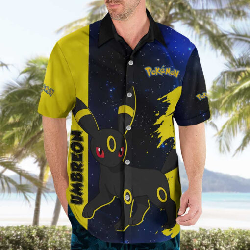 Chemise hawaïenne Umbreon Pokémon V2 Style Japonais – Image 3