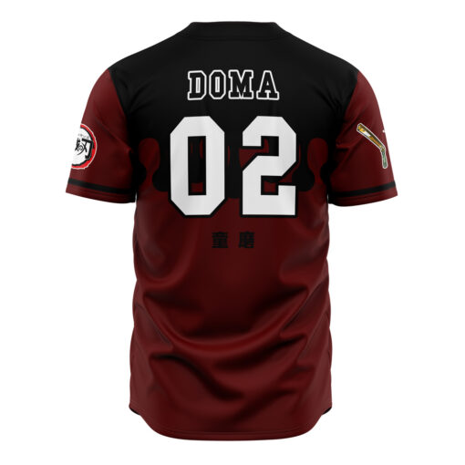 Maillot de baseball Lunes Supérieures Doma Demon Slayer – Image 3