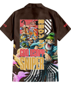 Chemise hawaïenne Usopp One Piece Streetwear