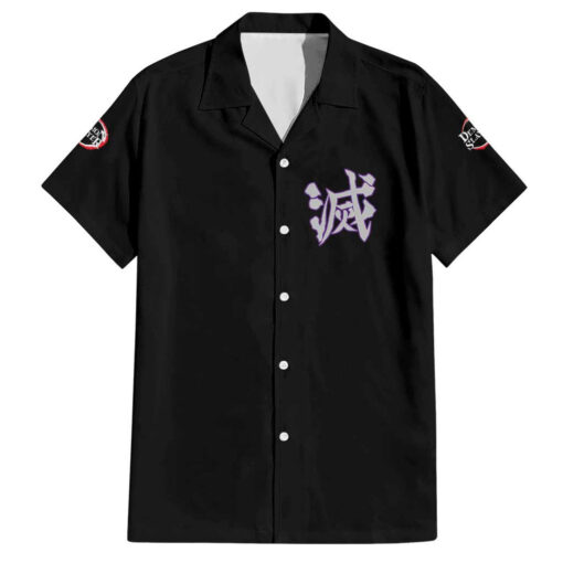 Chemise hawaïenne Uzui Tengen Collage Manga Demon Slayer