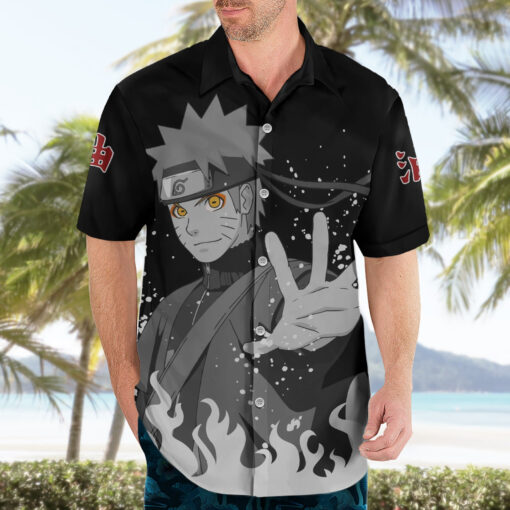 Chemise hawaïenne Uzumaki Naruto Shippuden – Image 3