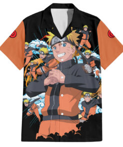 Chemise hawaïenne Uzumaki Jutsu Clone d'Ombre Naruto