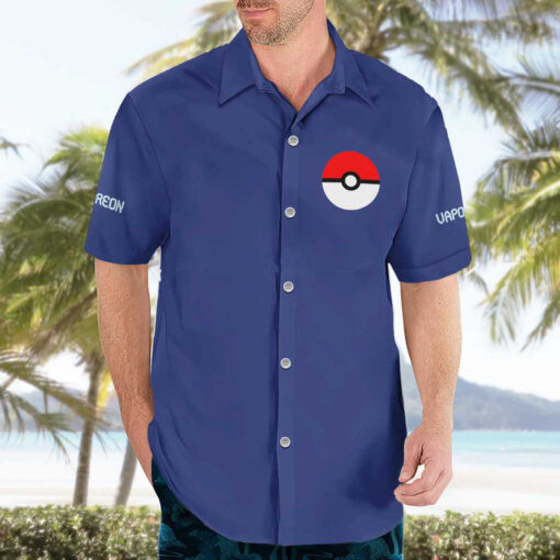 Chemise hawaïenne Vaporeon Pokémon – Image 3