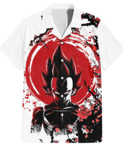 Chemise hawaïenne Vegeta Style Japonais