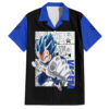 Chemise hawaïenne Vegeta Bleu Manga