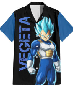 Chemise hawaïenne Vegeta Bleu Dragon Ball