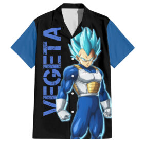 Chemise hawaïenne Vegeta Bleu Dragon Ball