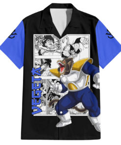 Chemise hawaïenne Vegeta Grand Singe Dragon Ball Mix Manga