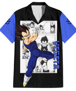 Chemise hawaïenne Vegeta Dragon Ball Mix Manga