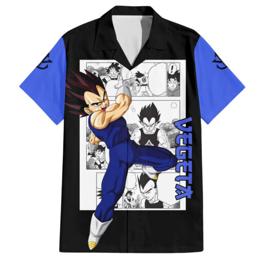 Chemise hawaïenne Vegeta Dragon Ball Mix Manga