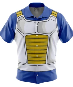 Chemise hawaïenne Vegeta Armure Saiyan Dragon Ball Z