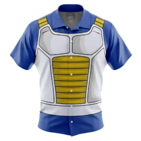 Chemise hawaïenne Vegeta Armure Saiyan Dragon Ball Z