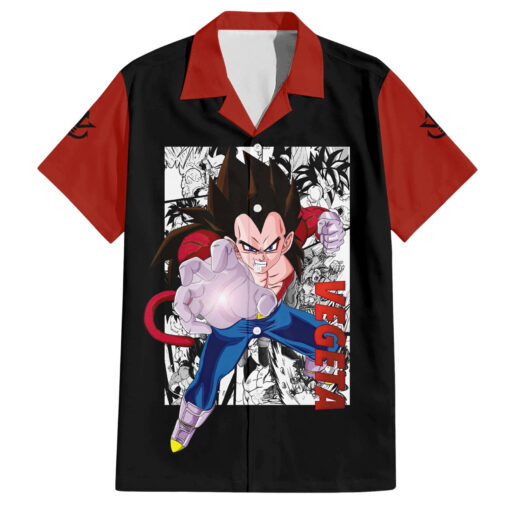 Chemise hawaïenne Vegeta Super Saiyan Manga
