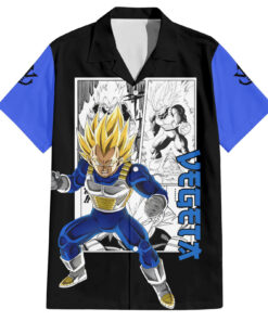 Chemise hawaïenne Vegeta Super Saiyan Dragon Ball