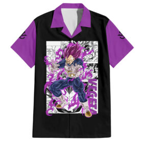 Chemise hawaïenne Vegeta Ultra Ego Manga