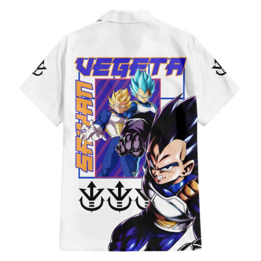 Chemise hawaïenne Vegeta V3 Dragon Ball Z – Image 2