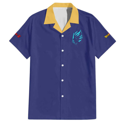 Chemise hawaïenne Vegeta V4 Dragon Ball Z