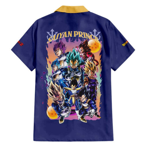 Chemise hawaïenne Vegeta V4 Dragon Ball Z – Image 2