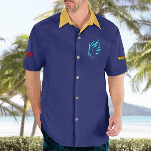 Chemise hawaïenne Vegeta V4 Dragon Ball Z – Image 3