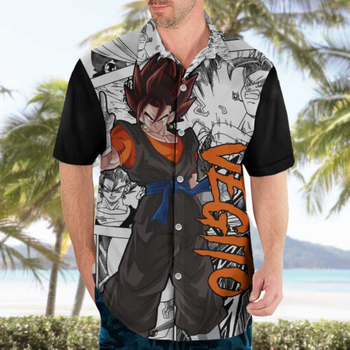 Chemise hawaïenne Vegito Dragon Ball Mix Manga – Image 3