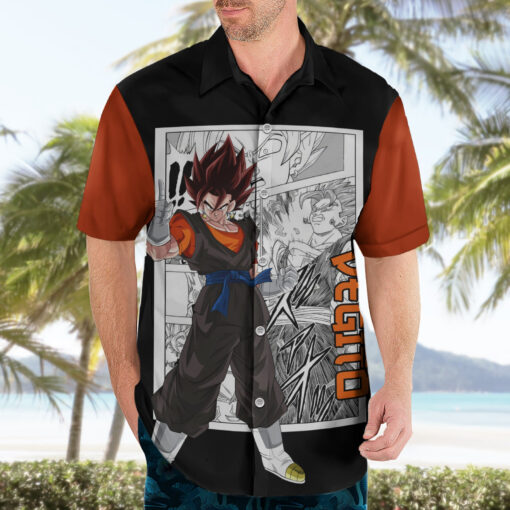 Chemise hawaïenne Vegito Dragon Ball Mix Manga – Image 3