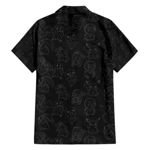 Chemise hawaïenne Vibing Personnages Pokémon – Image 2