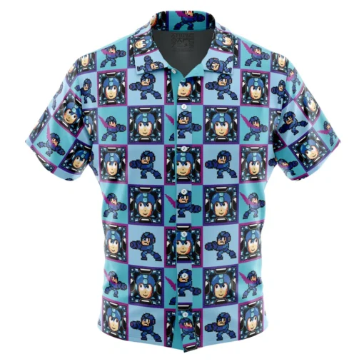 Chemise hawaïenne Jeu Vidéo Mega Man