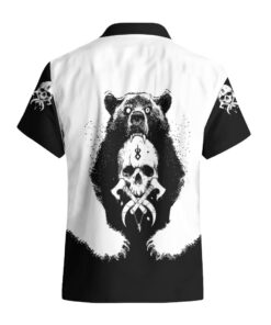 Chemise hawaïenne Vikings Tête de Mort