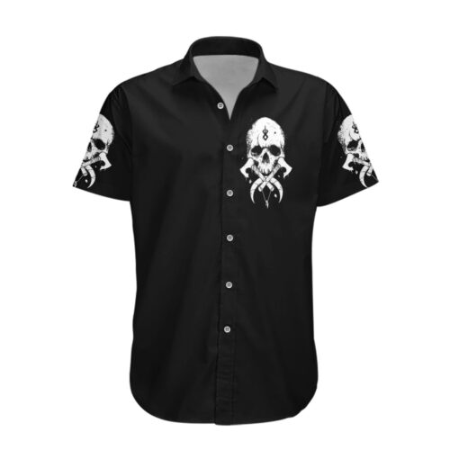 Chemise hawaïenne Vikings Tête de Mort – Image 2
