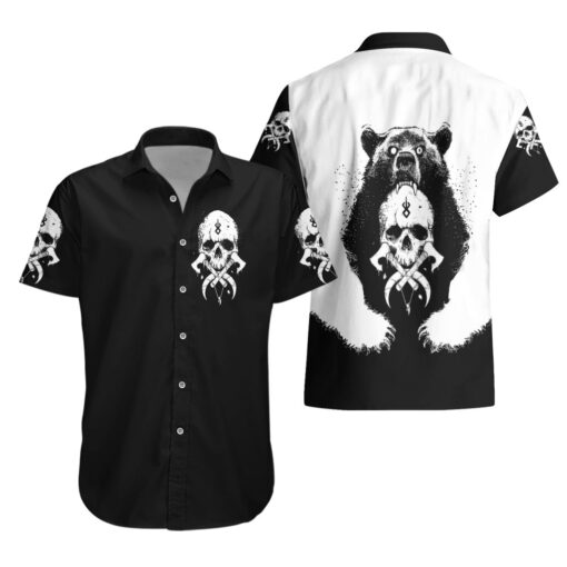 Chemise hawaïenne Vikings Tête de Mort – Image 3