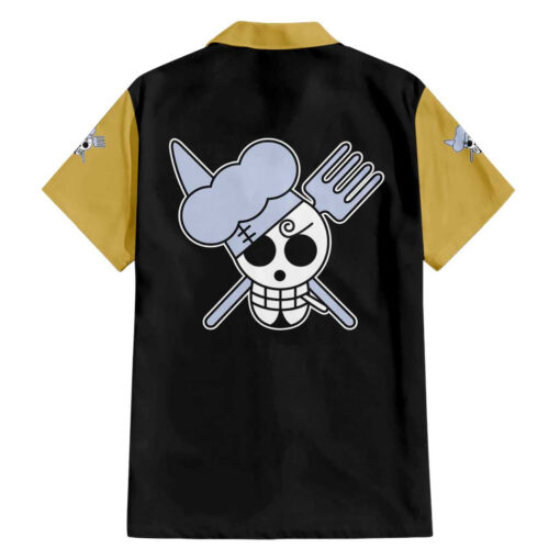 Chemise hawaïenne Vin Smoke Sanji One Piece Mix Manga – Image 2