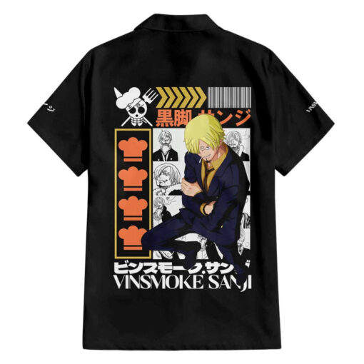 Chemise hawaïenne Vinsmoke Sanji Équipe Chapeau de Paille One Piece – Image 2