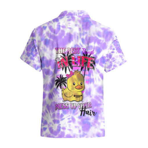 Chemise hawaïenne Violet Jeep Tie Dye – Image 2