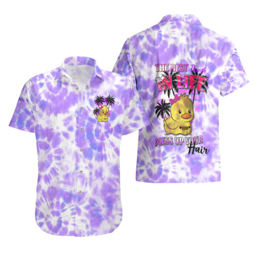 Chemise hawaïenne Violet Jeep Tie Dye – Image 3