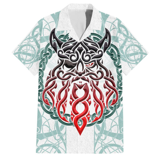 Chemise hawaïenne Viking Odin Dieu d'Asgard