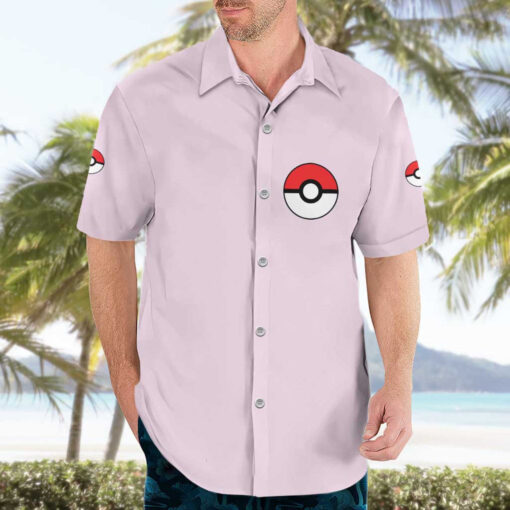 Chemise hawaïenne Volcarona Pokémon Style Japonais – Image 3