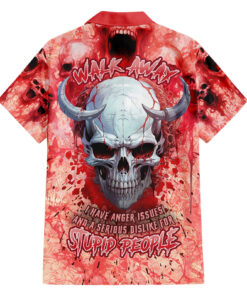 Chemise hawaïenne Walk Away Colère & Skull