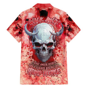 Chemise hawaïenne Walk Away Colère & Skull