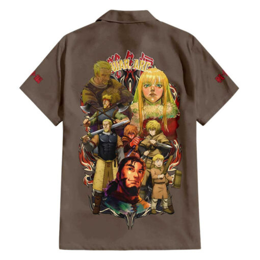 Chemise hawaïenne Arc de Guerre Vinland Saga Style Japonais – Image 2
